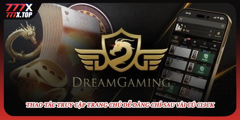 Thao tác truy cập trang chủ dễ dàng chỉ sau vài cú click